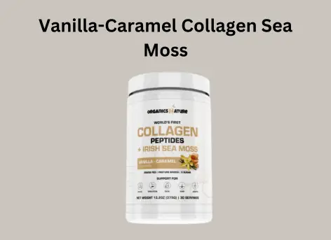 Vanilla-Caramel Collagen Sea Moss supplements
