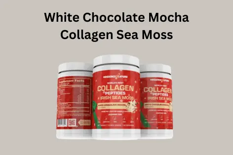 White Chocolate Mocha Collagen Sea Moss supplements