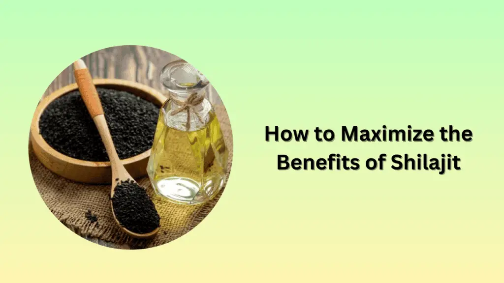 How to Maximize the Benefits of Shilajit