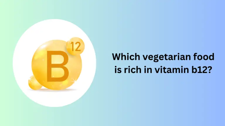 Which vegetarian food is rich in vitamin b12?